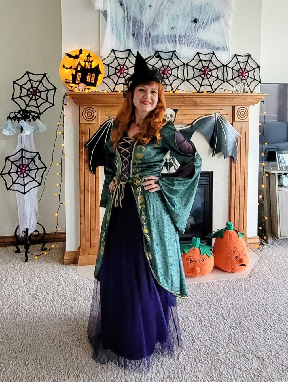 Disney Hocus Pocus Green And Purple Witch Dress - Picture 7 of 7